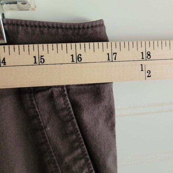 Athleta Pants Womens 12 Brown Cargo Zip Pocket Stretch Utility Casual Outdoor - Picture 9 of 13